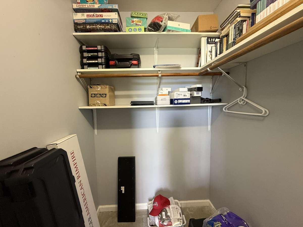 Walk-in closet in bedroom 3.