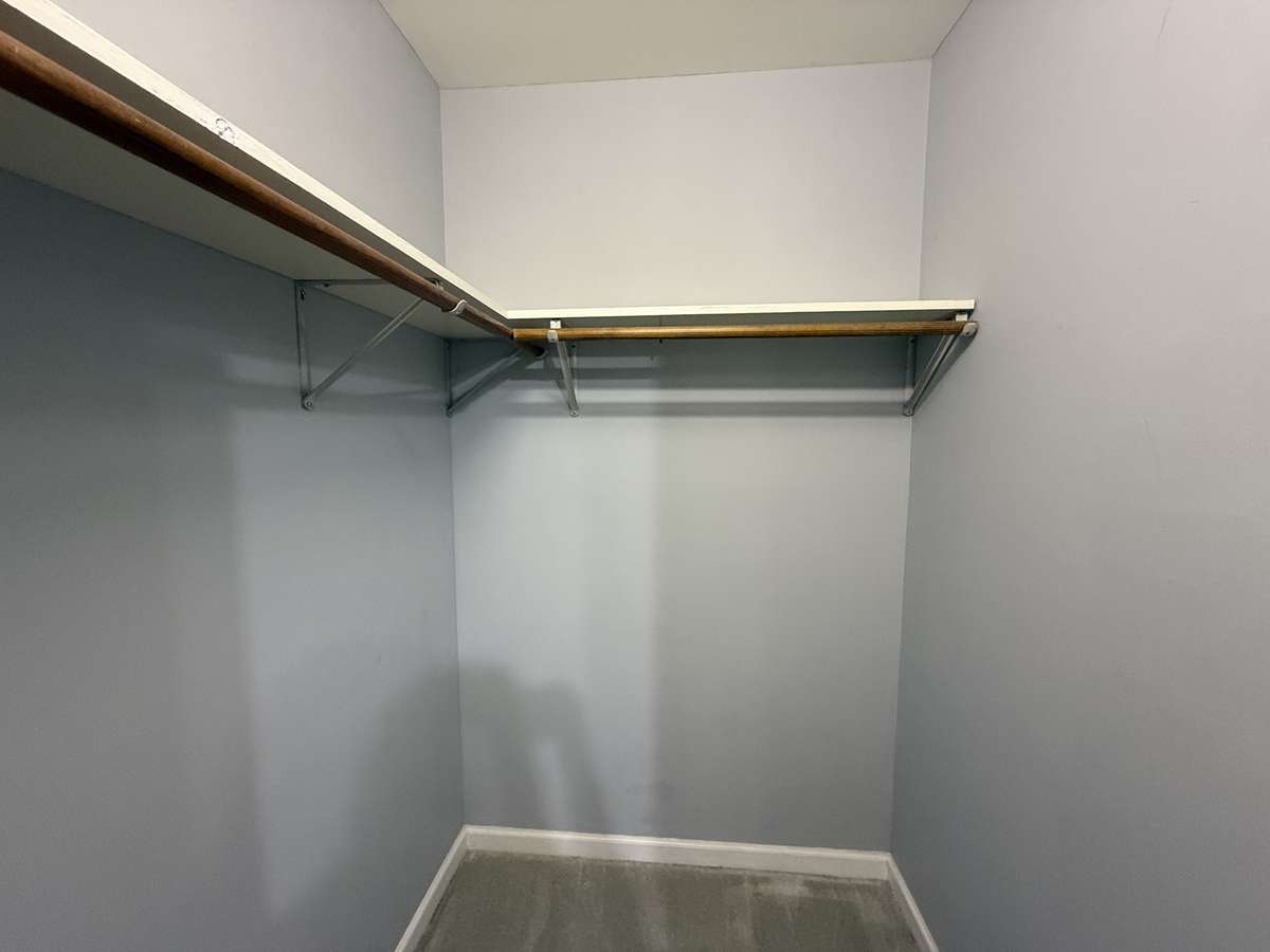 Walk-in closet in bedroom 2.
