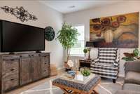 Living Room.

*Photos are from a staged model home of floor plan. Options and Selections may vary in actual home.