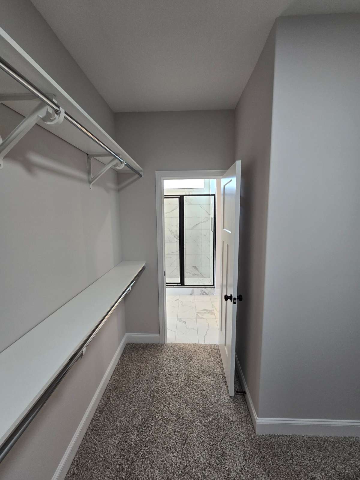 Another view of the master closet.