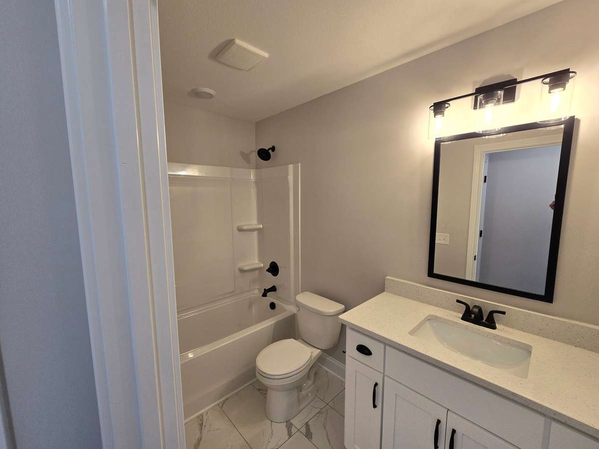 Full bathroom upstairs.