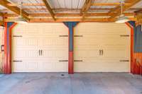 Two car garage