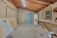 Attached Storage Shed