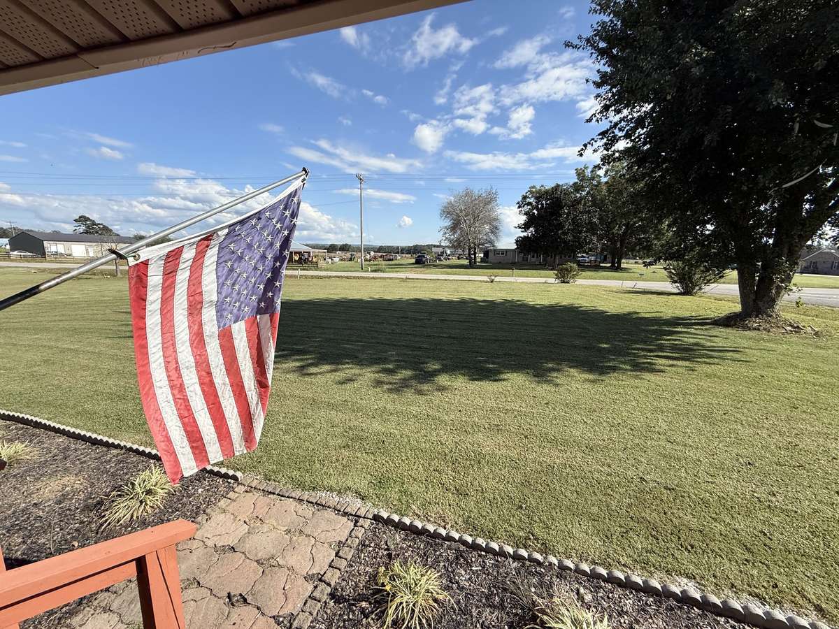 From the front porch you can see the Cumberland Plateau in the distance.