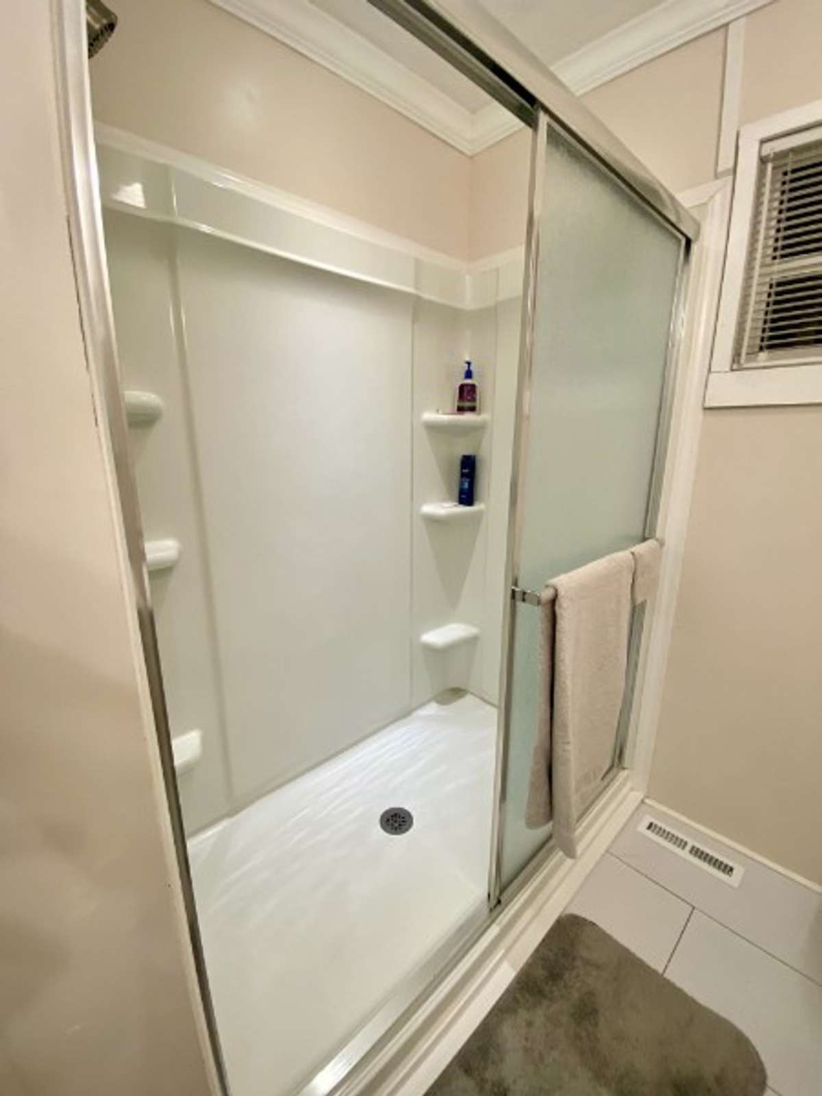 Large Showers in both Bathrooms (shower of 2nd bath shown)