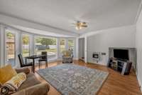 Bonus Room with View of Back Yard