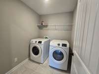 Separate Laundry located on 2nd Floor close to bedrooms