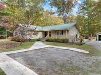 Parking pad at the front entrance.