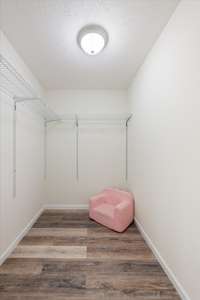 Bedroom 3 large walk-in closet.