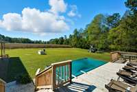 Deck & Above Ground Pool