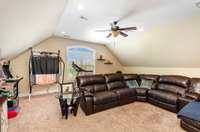 Bonus room has a half bath