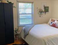 Bedroom 2 with Original Hard Wood Floors