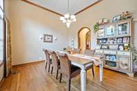 Comfortable and open for entertaining