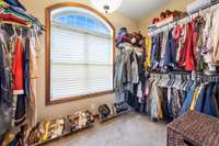 This is definitely a "Walk In Closet"  Could you  enjoy this space?