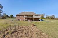 There's plenty of room for your garden. There is also a fenced in area for your pet or other needs