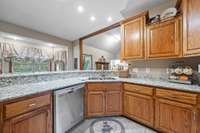 Another view from the kitchen into the breakfast area