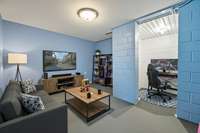 This is also a staged photo showing how this area can be used for your enjoyment