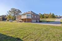 Back corner view of the home