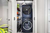 Former Half Bath has been thoughtfully converted to a Laundry room on First Floor