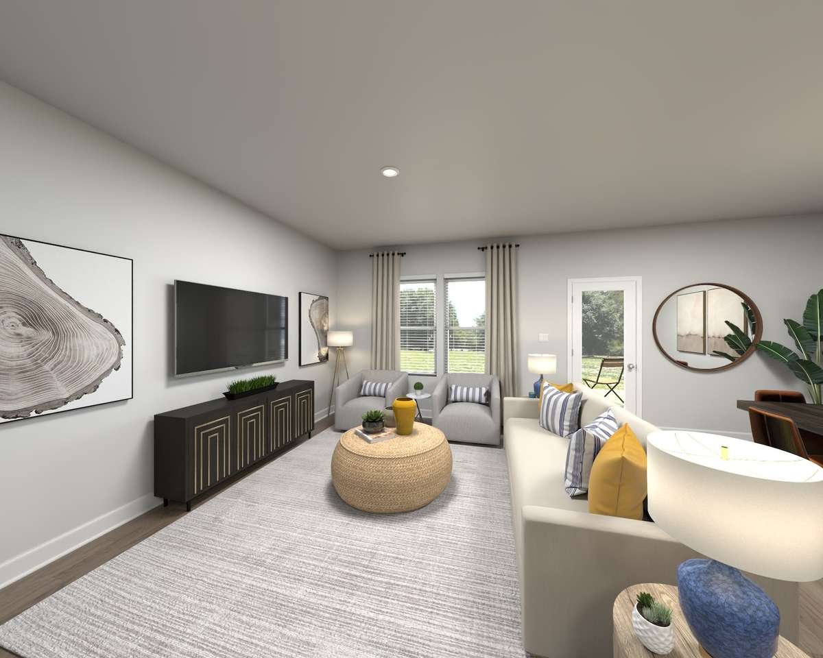 Photo is not of the actual home, but is an inspirational photo of builder’s model home and may depict options, furnishings, and/or decorator features that are not included