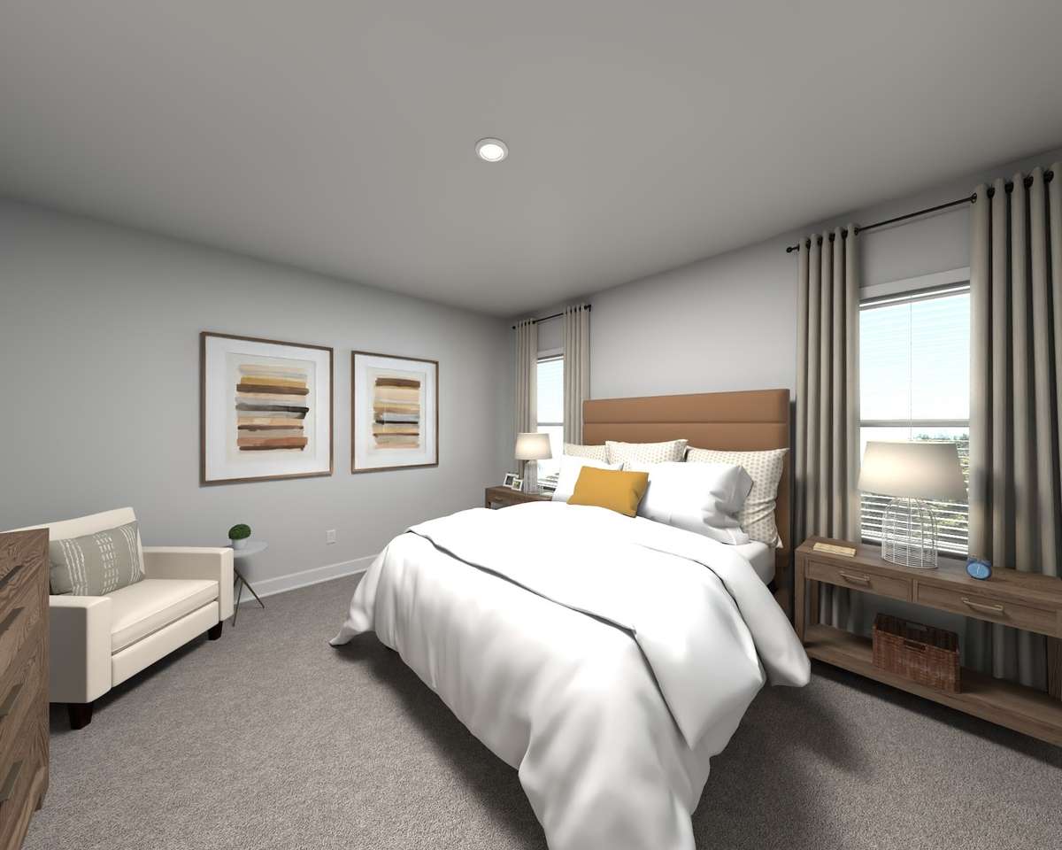 Photo is not of the actual home, but is an inspirational photo of builder’s model home and may depict options, furnishings, and/or decorator features that are not included