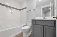 Additional full bath upstairs