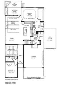 Build the Kinsley plan! Main Level Layout.