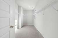 Primary walk in closet