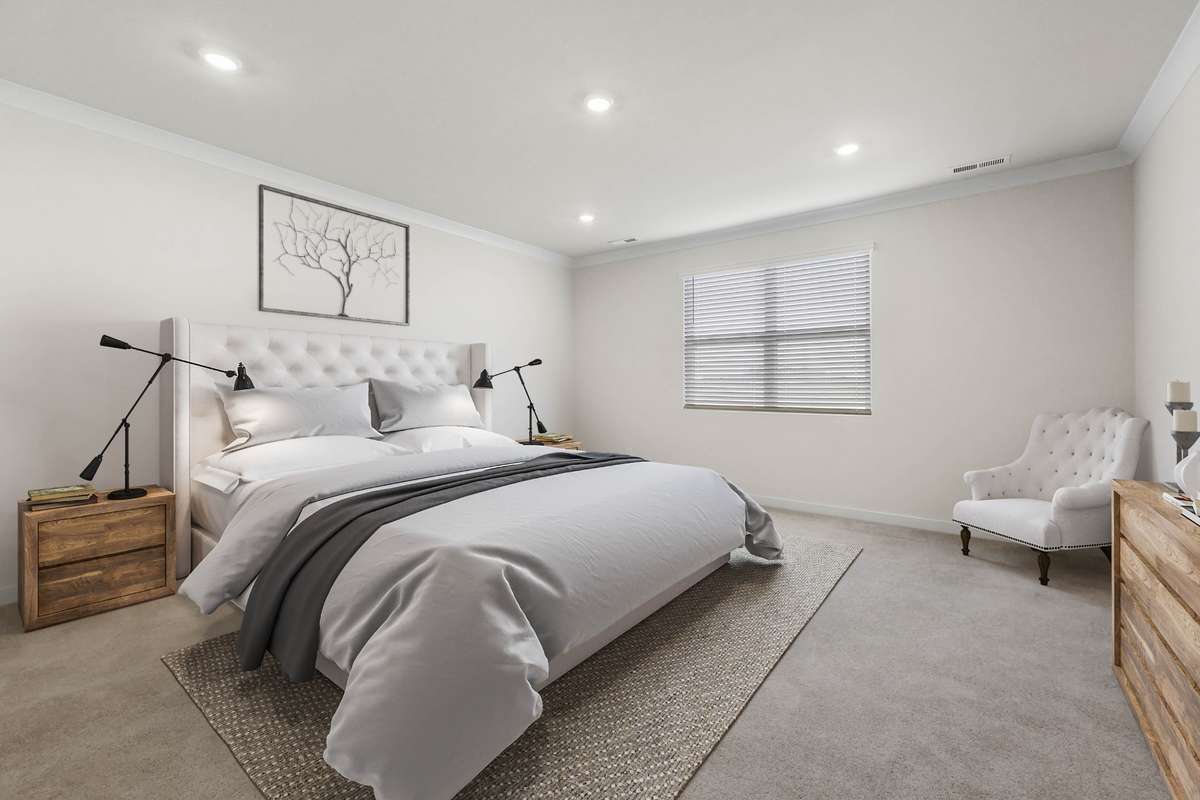 LARGE primary bedroom upstairs