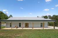 Long covered front porch, great for drinking your morning coffee.