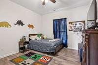 Large second bedroom with extra large closet.