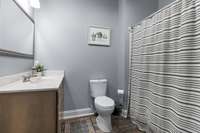 Ensuite Primary Bathroom with access to XL walk in closet