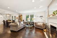 Use as formal living and dining room or flex the space to fit your lifestyle.