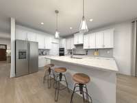 Photo is not of the actual home, but is an inspirational photo of builder’s model home and may depict options, furnishings, and/or decorator features that are not included