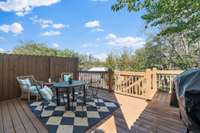 Newly Refinished Deck & Fully Fenced Back Yard