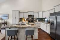 UPGRADED Stainless Steel Package including Side by Side Refrigerator