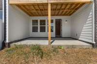 Lower level patio off basement rec room