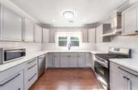 Tons of cabinet space for all your kitchen items!