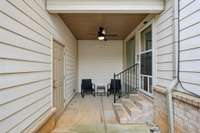 Enjoy relaxing on your covered patio with ceiling fan. 2263 Cason Ln Murfreesboro TN 37128
