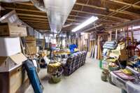 Basement is framed and partial mechanical work done for bathroom and finished bedrooms/living space