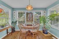 This flex space is just off of the living room...great for an office, reading or music.