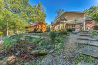 The path next to the garden takes you to the wet-weather creek
