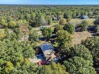 This view is of the neighboring properties across the street.