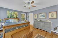 The door in the background is the ensuite bathroom.