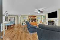 Enter the front door to the heartbeat of the home