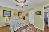 The second bedroom is across the hall from the primary bedroom.