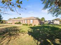 Beautiful corner view of this great home.