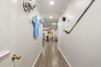 The lower level has all new flooring, higher ceilings and recessed lighting.