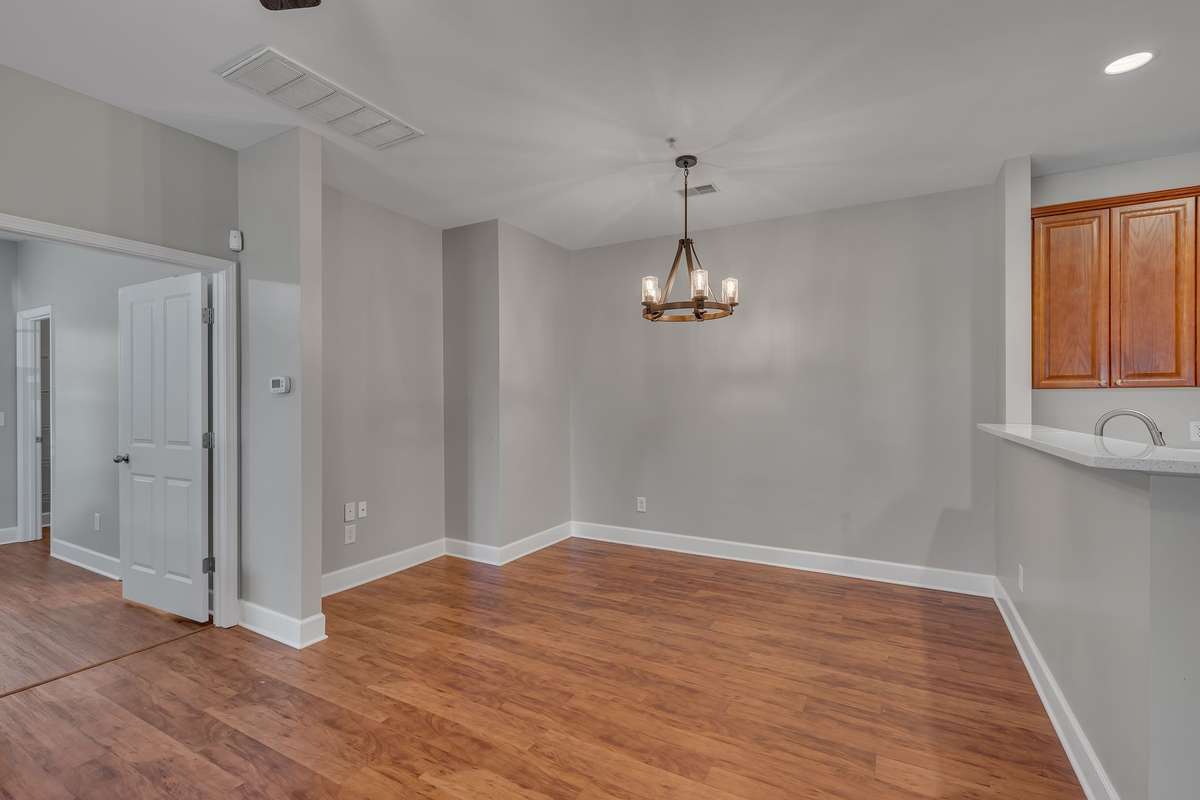 Dinning area to allow multiple options of design.