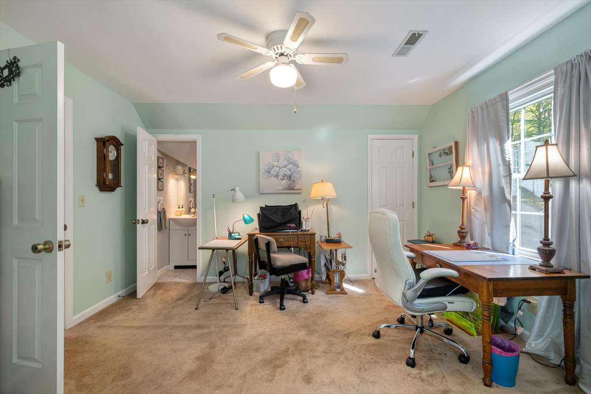 3rd Bedroom w Half Bathroom attached